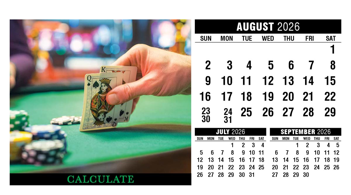Galleria Motivation Promotional Desk Calendar - 2026